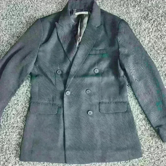 BlackTape  Black Double Breasted BlazerBlack Tape - Picture 2 of 6